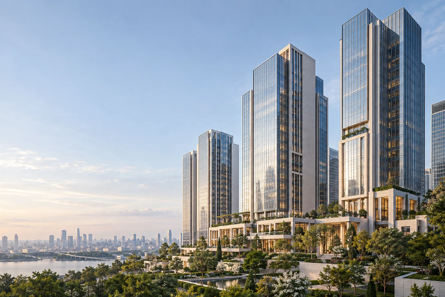 Fictional architecture illustrating the ULANCO real estate vision